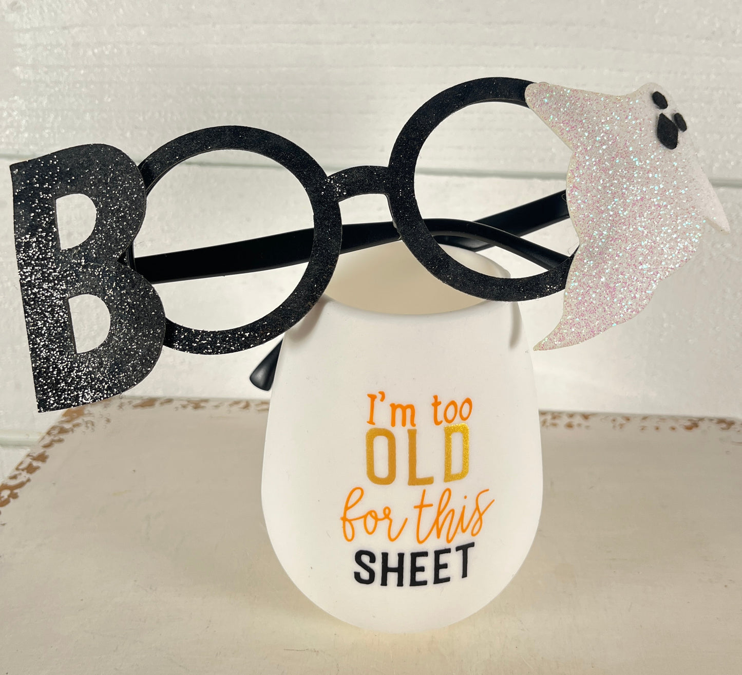 Halloween Silicone Wine Glass With Novelty Glasses