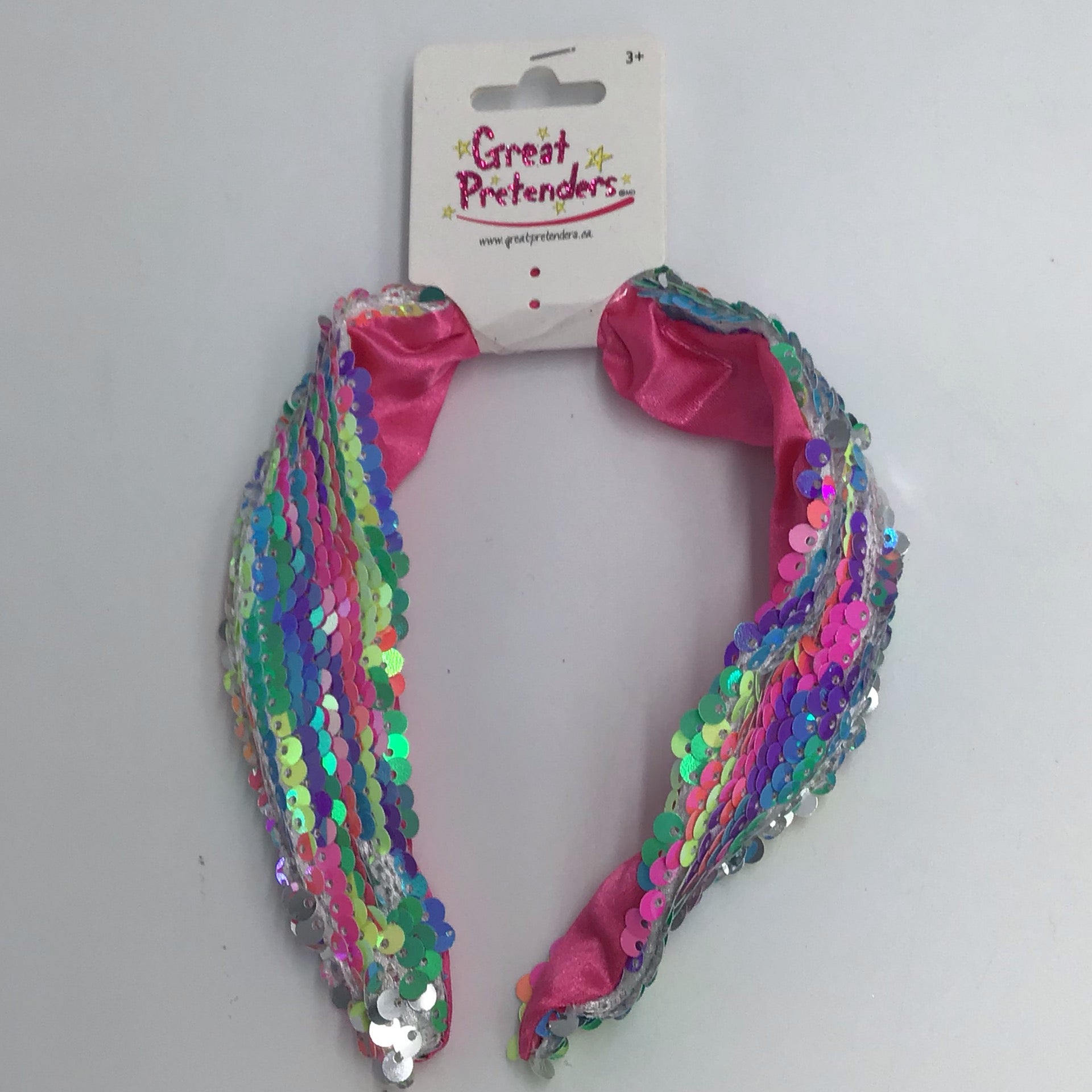 Rainbow Sequins Headband