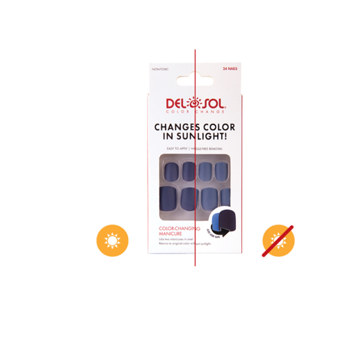 Midnight Love Color Changing Nails