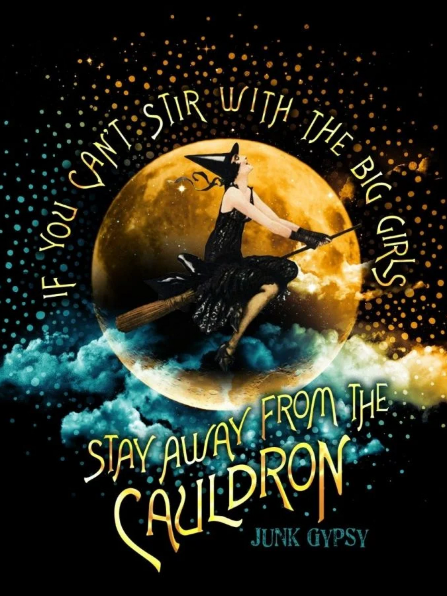 Stir With The Big Girls Cauldron Tee