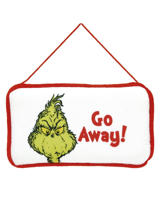 Grinch Go Away Door Hanger