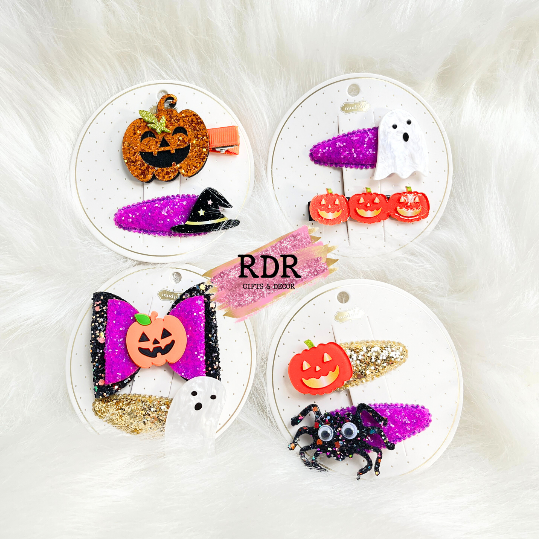 Mud Pie Girl Halloween Hair Clips