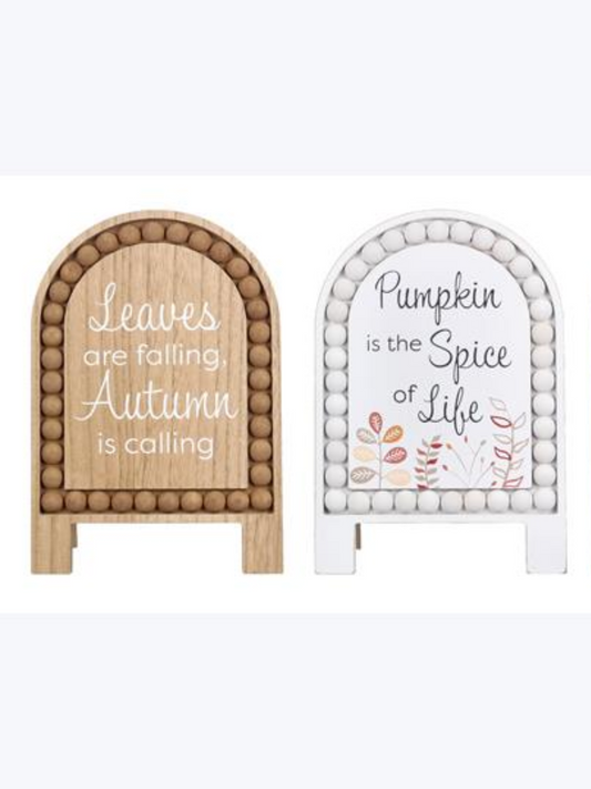 Wooden Boho Table Top Sign