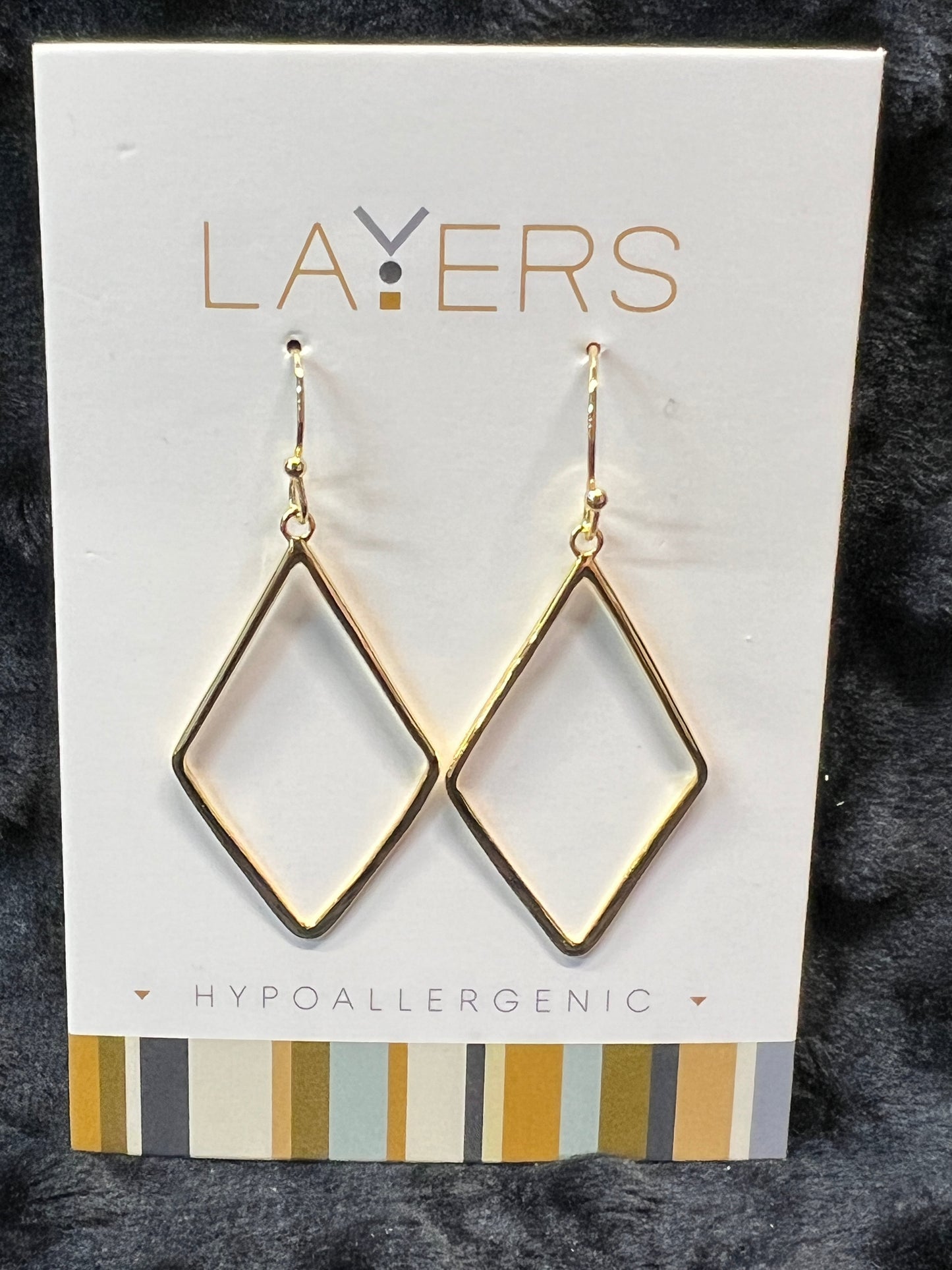 Layers Gold-tone Earrings