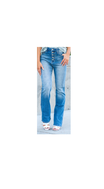 Cello Medium High Rise 5 Button Bootcut