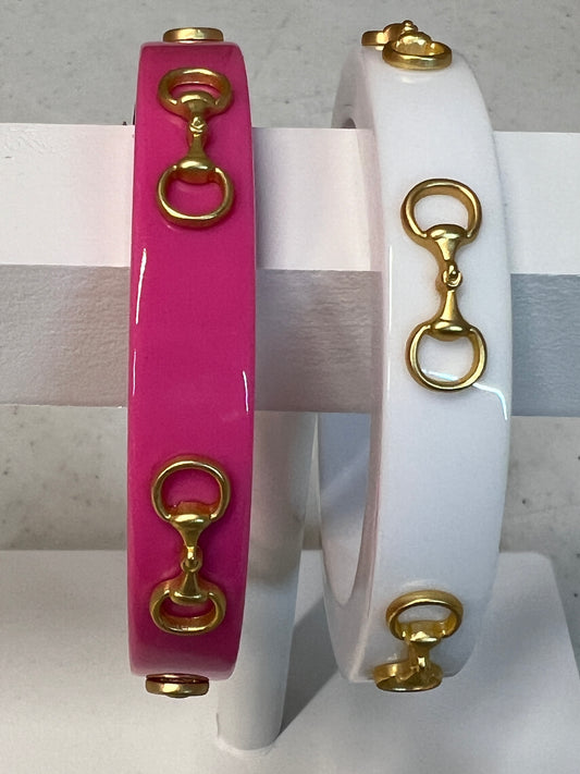 Sutton Horsebit Resin Bracelet