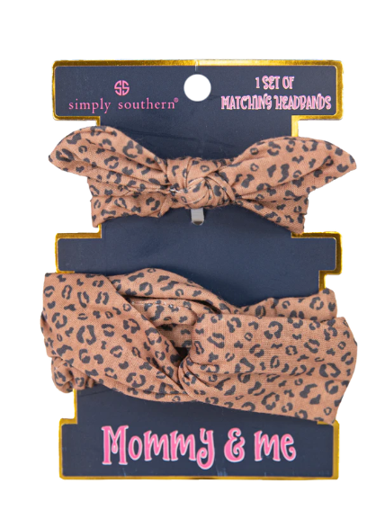 Simply Southern Mommy & Me Leopard Head Wrap