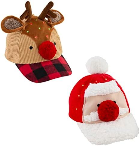 Mud Pie Kids Christmas Light Up Hats