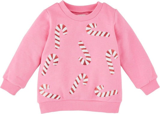 Mud Pie Kids Children Candycane Sweatshirt