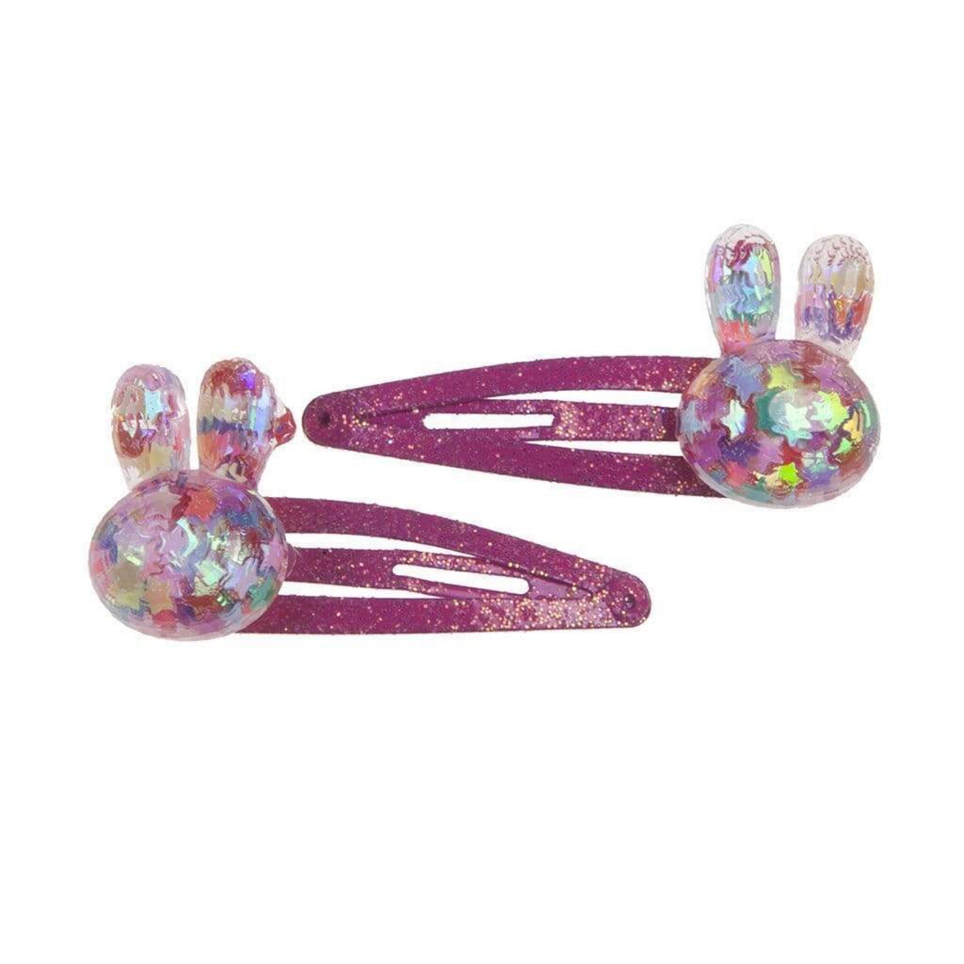 Bunny Bling Hair Clips