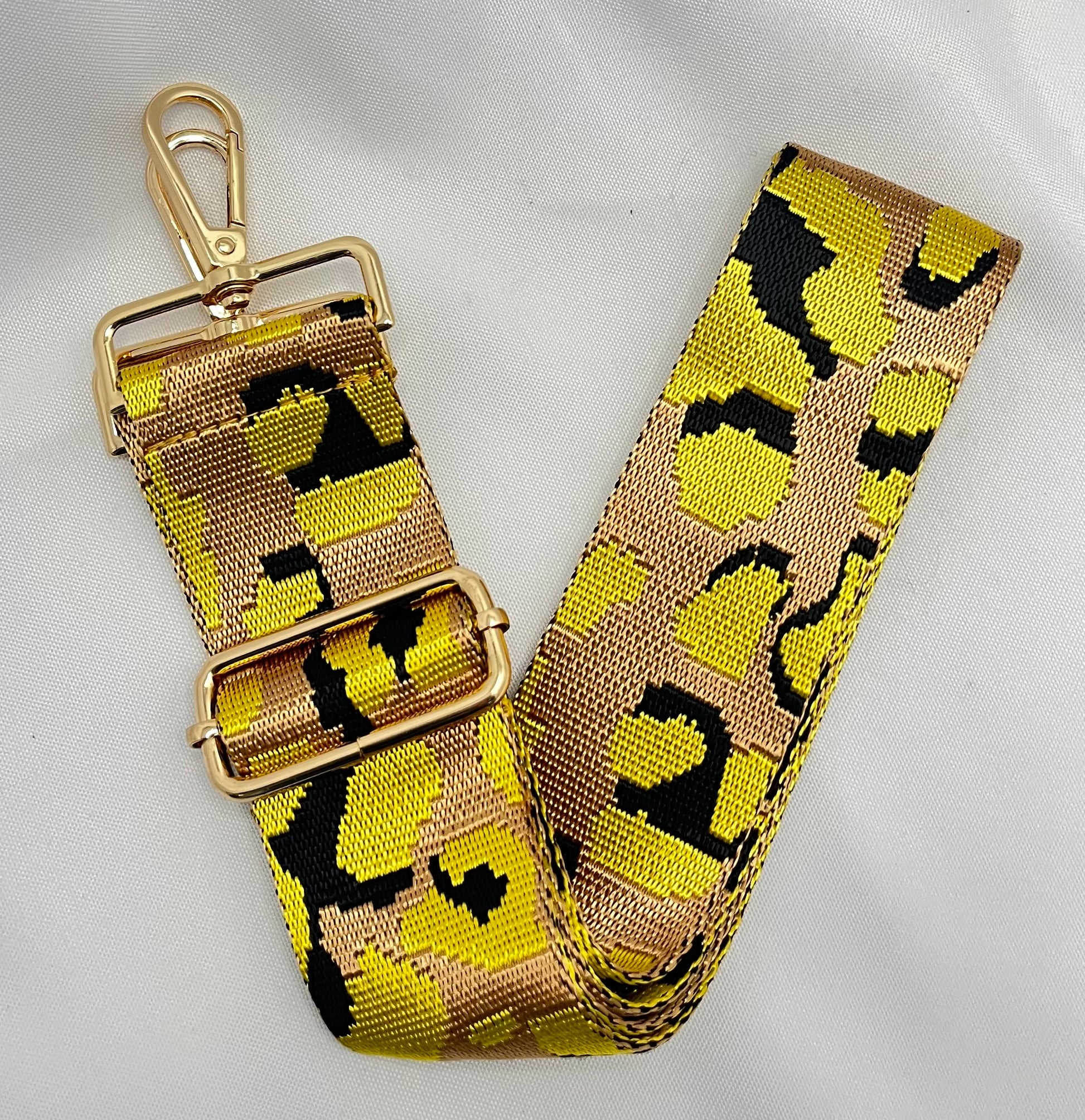 Large Leopard Spot Guitar Bag Strap