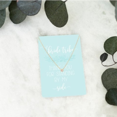 Bride Tribe Keepsake Card & Necklace