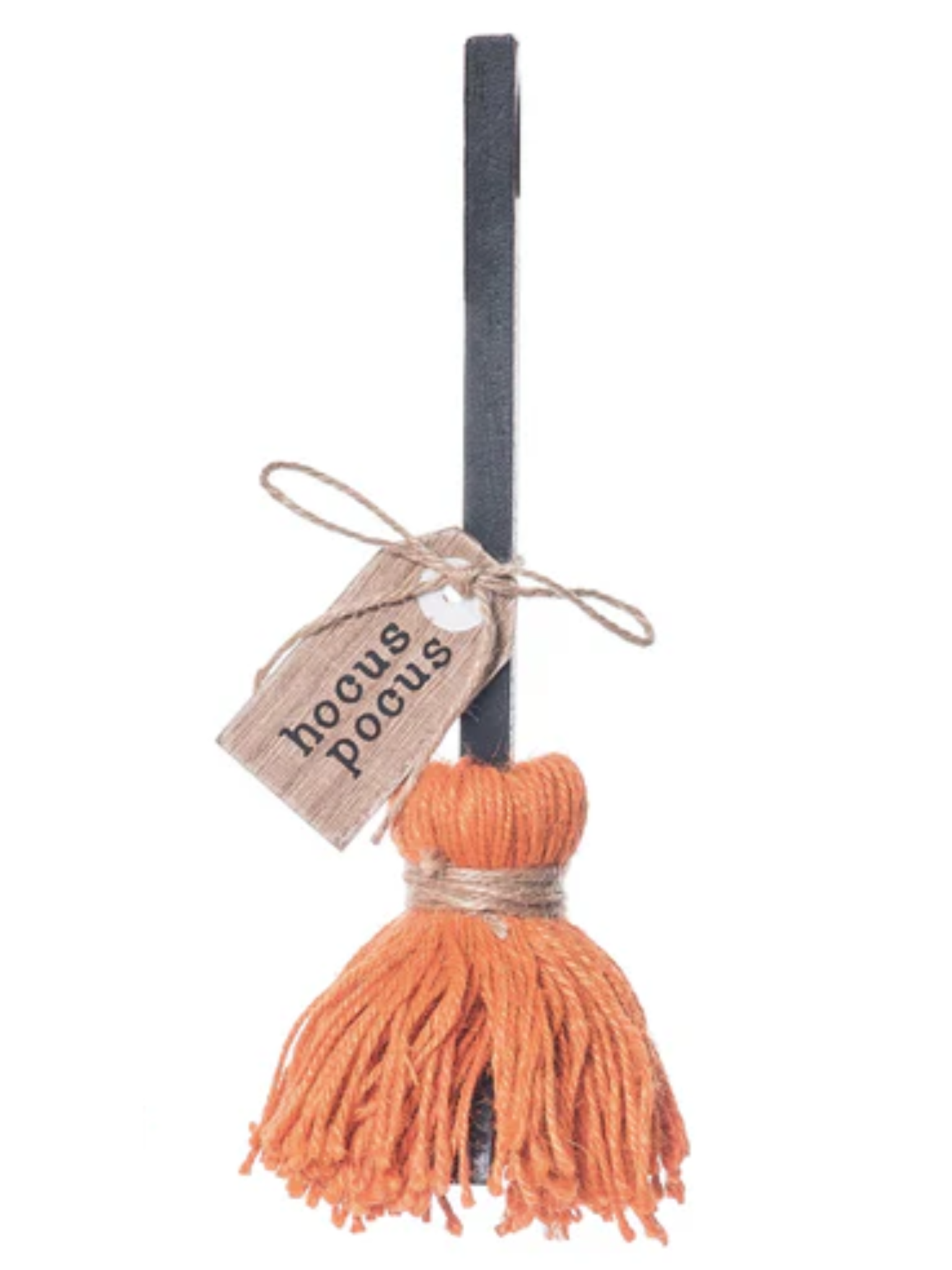 Small Spooky Broom Decor