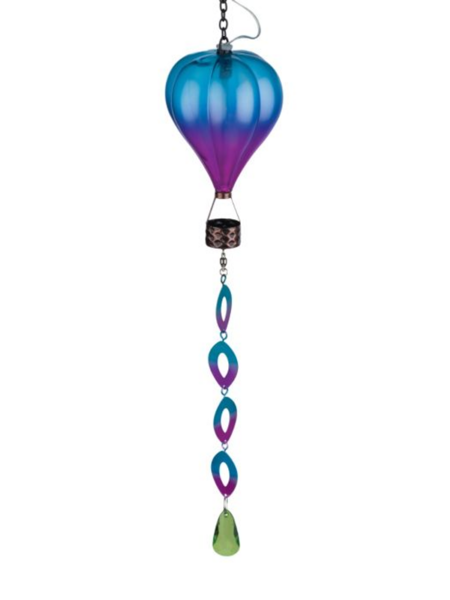 Mini Hot Air Balloon Spinner Solar Lantern