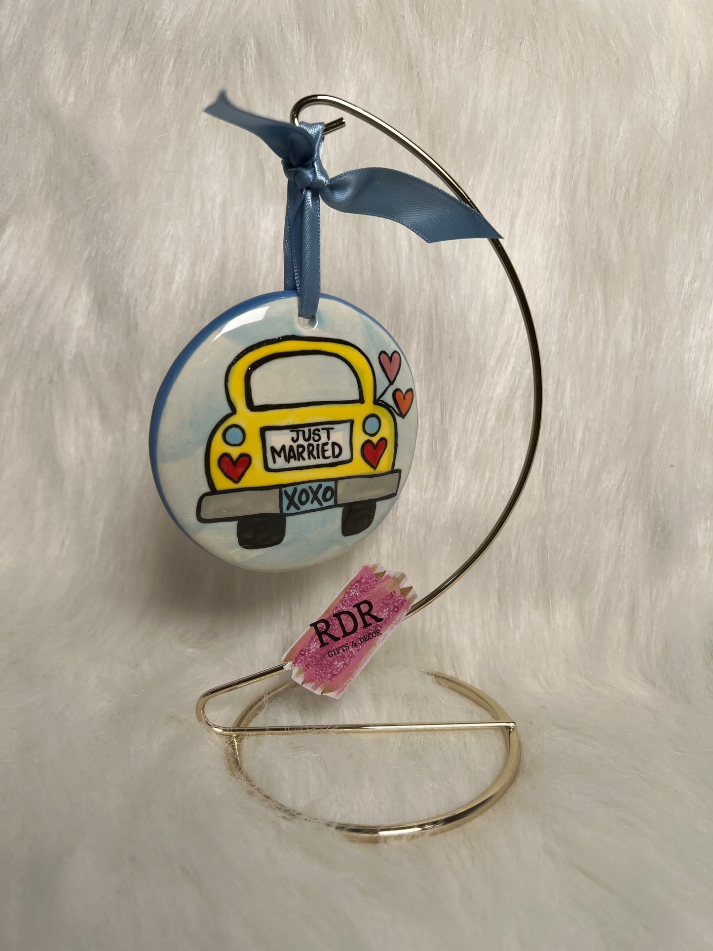 Nola Watkins Friends And Family Round Hand Painted Ornament