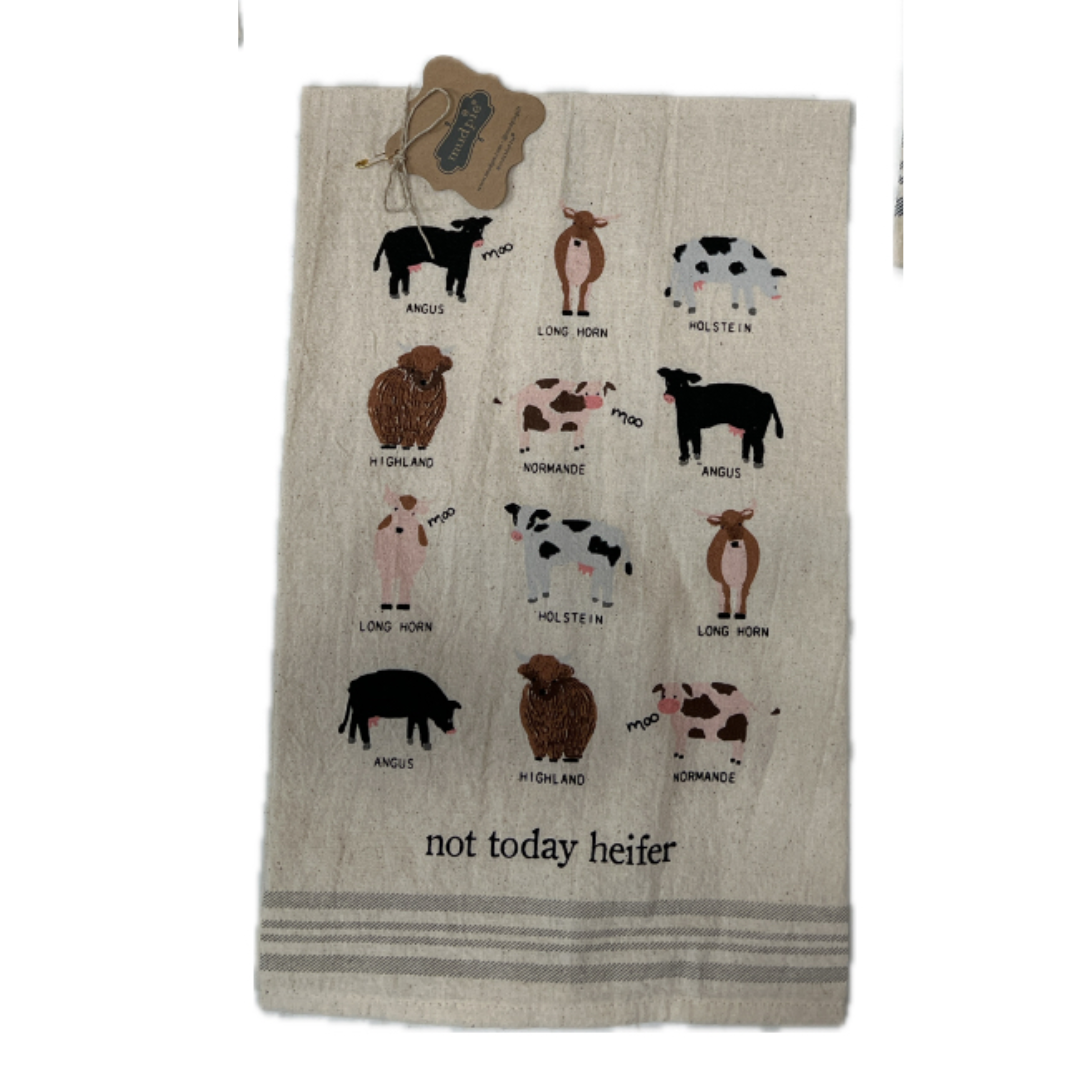 Mud Pie Farm Animals Tea Towel - Thumbnail 4