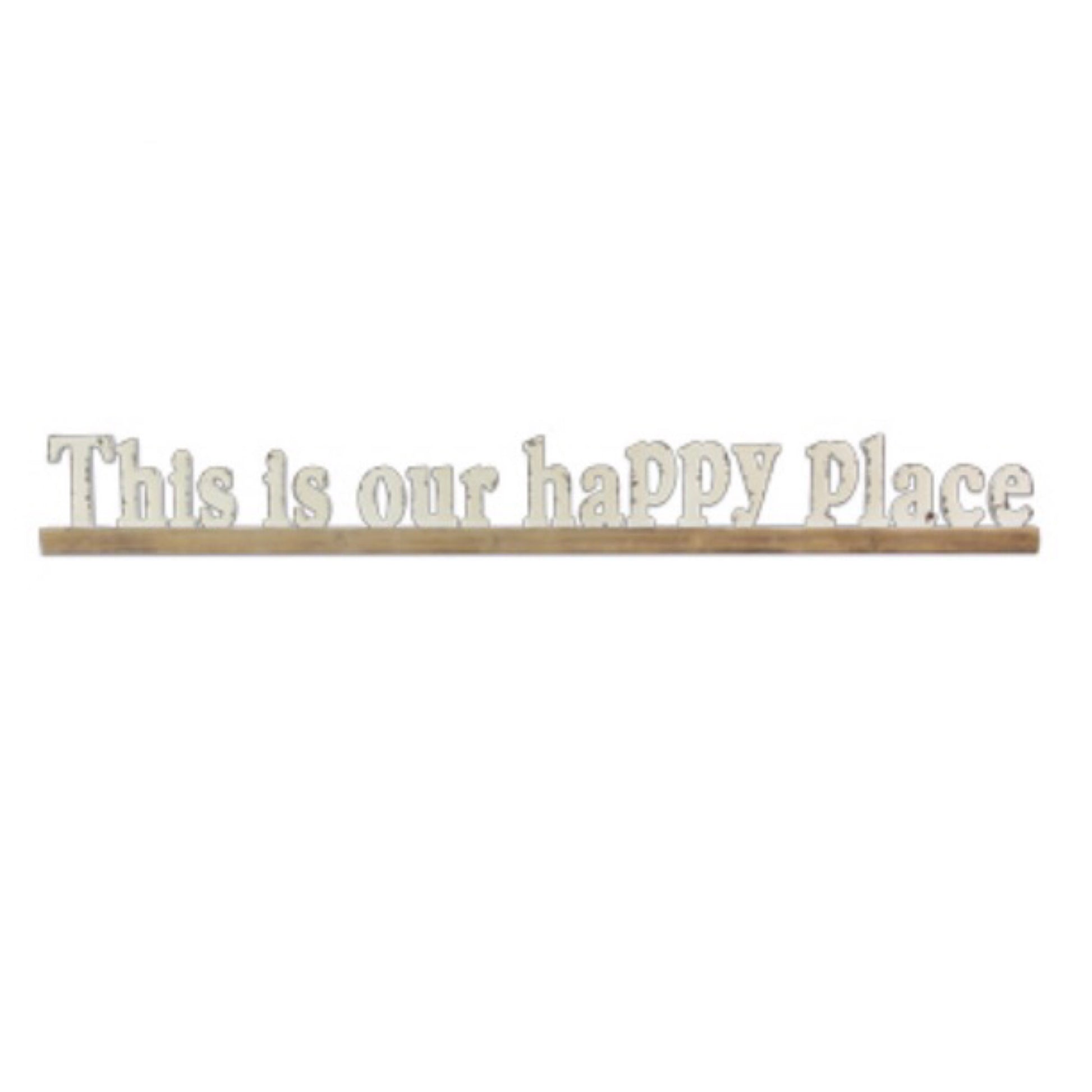 This Is Our Happy Place Sculpted Stand/Hang Sign