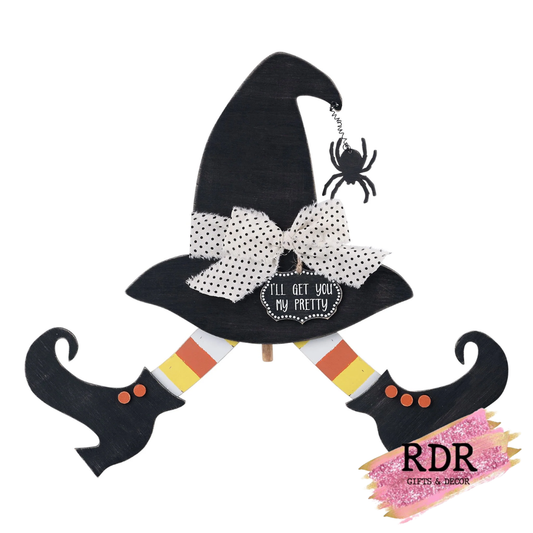 My Pretties Witch Wooden Topper