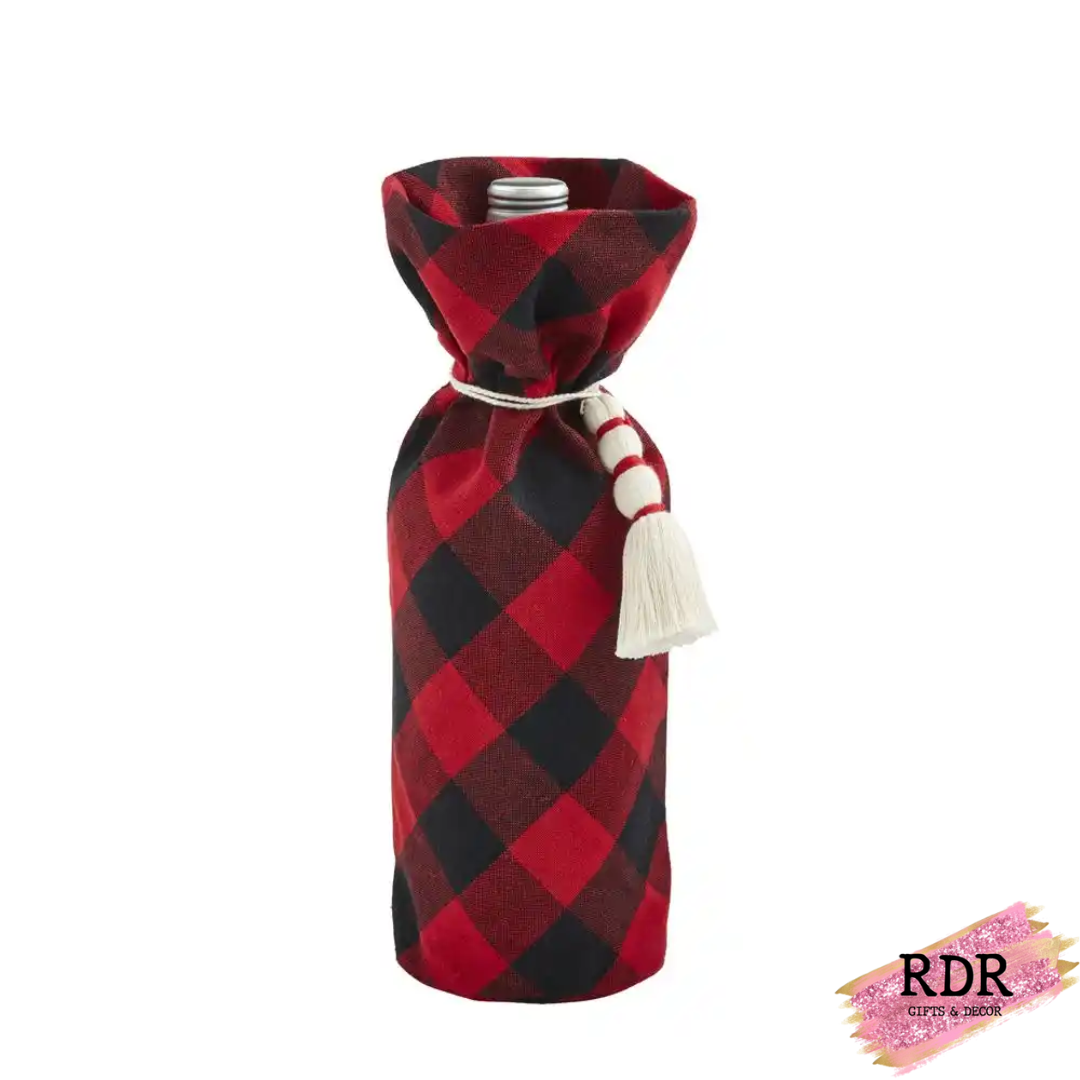 Mud Pie Christmas Wine Bag