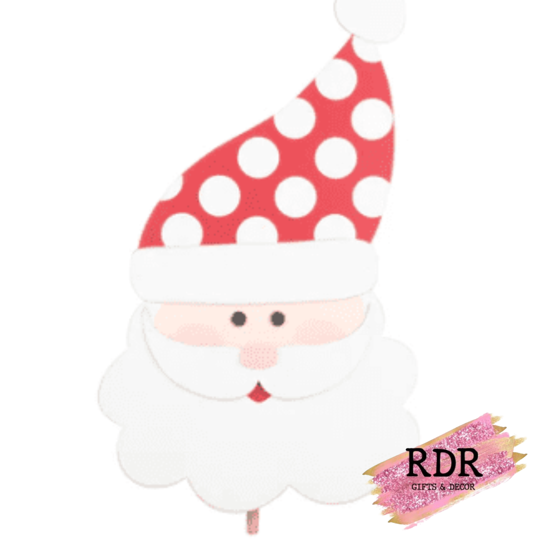 Santa Wooden Topper