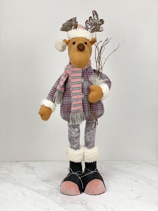 Christmas Plush With Telescopic Legs