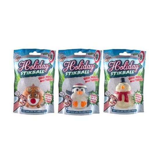 Holiday Stikball Squish Toy