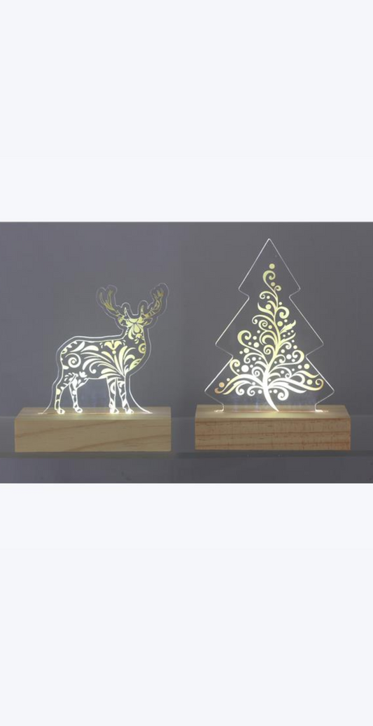 Acrylic Light Up Tabletop Decor