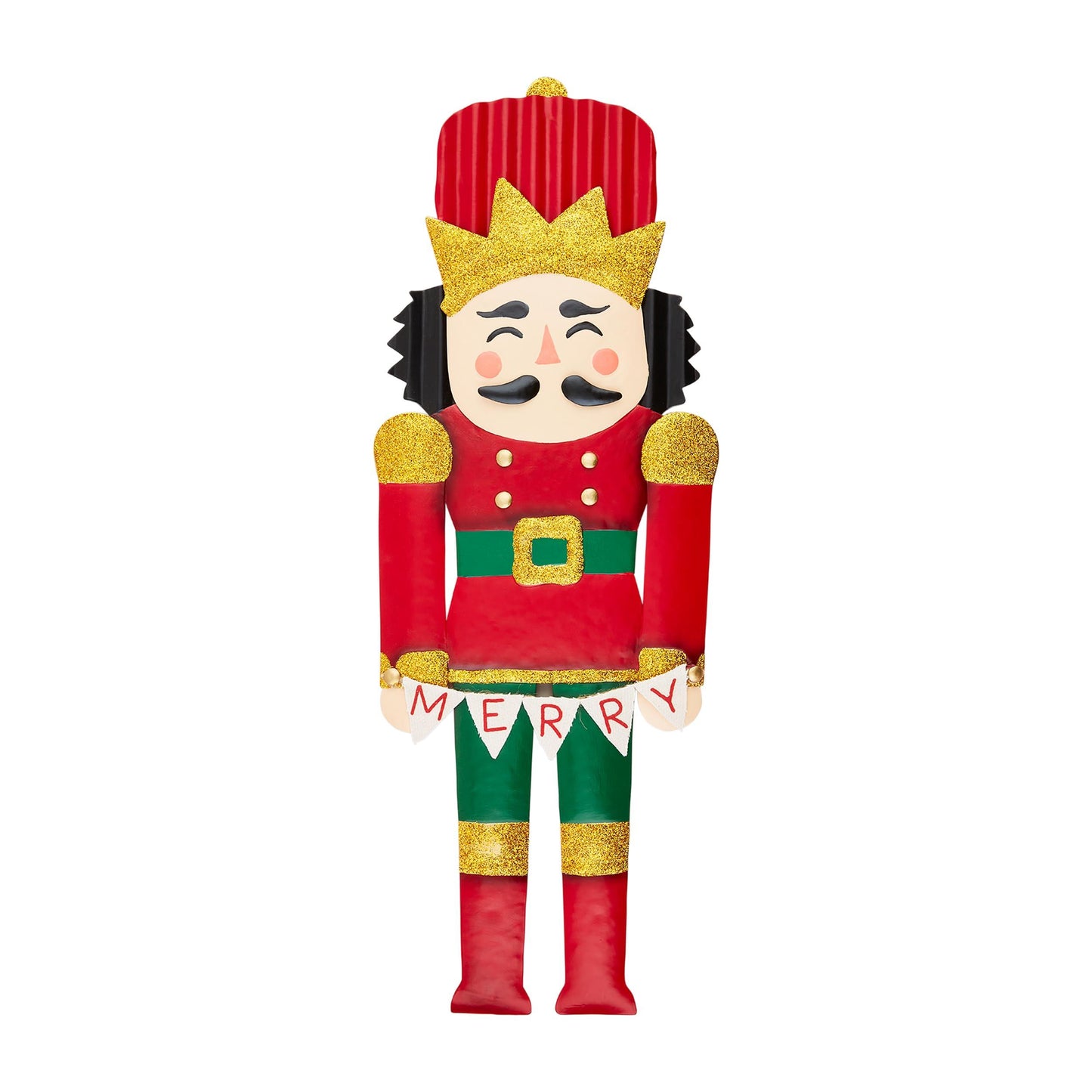 Mud Pie Tin Nutcracker Door Decor