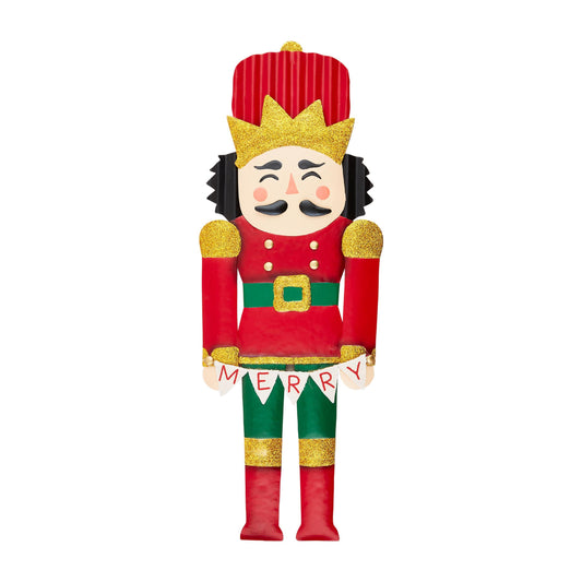 Mud Pie Tin Nutcracker Door Decor