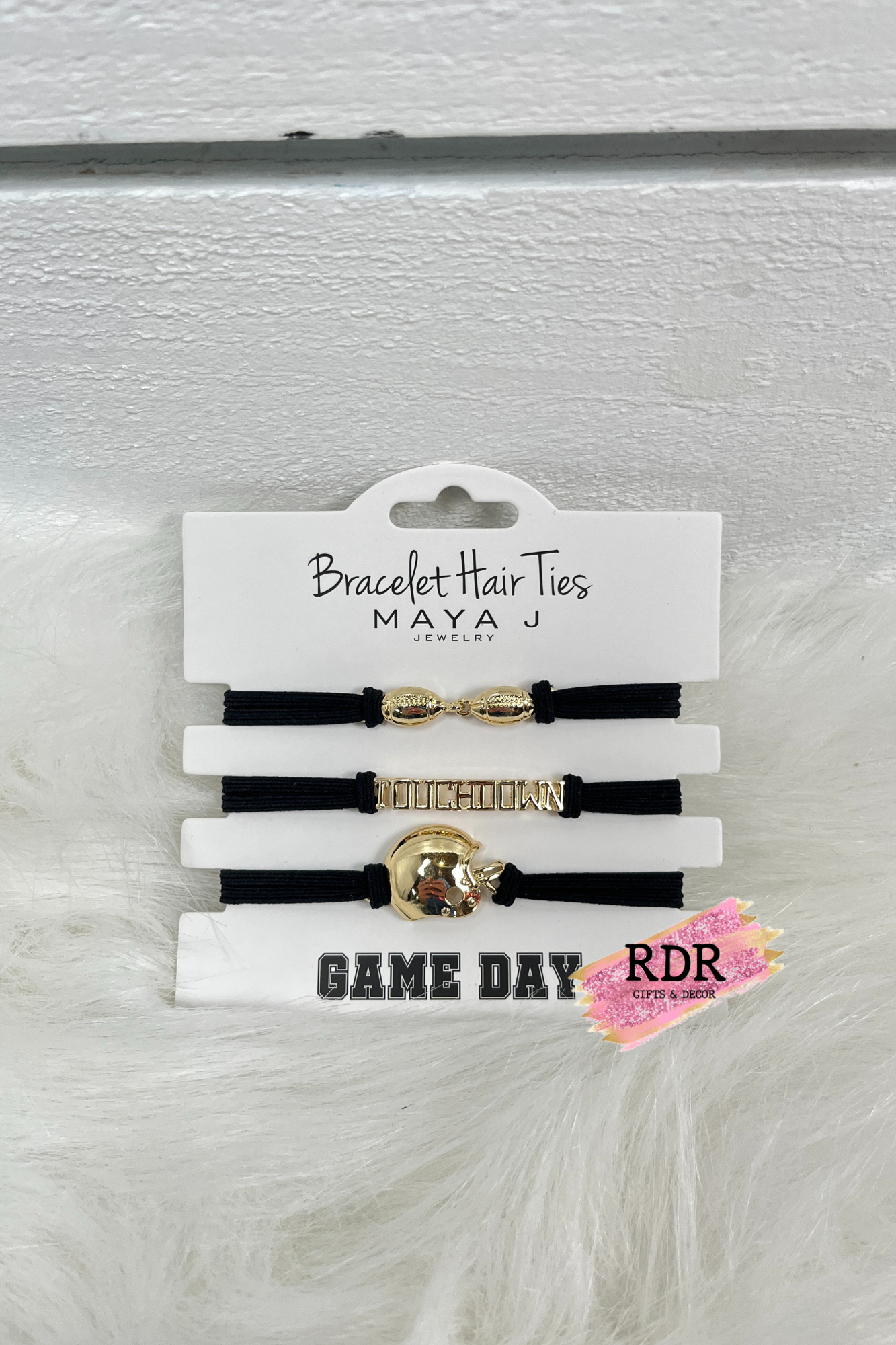 Maya J Bracelet Hair Ties- Gameday