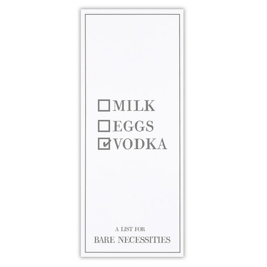 Face To Face List Pad - Milk, Eggs, Vodka