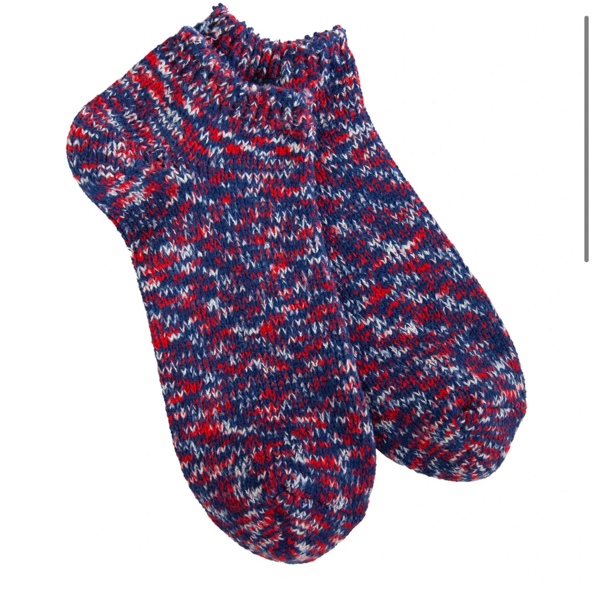 Team Multi Blue Low Cut Socks