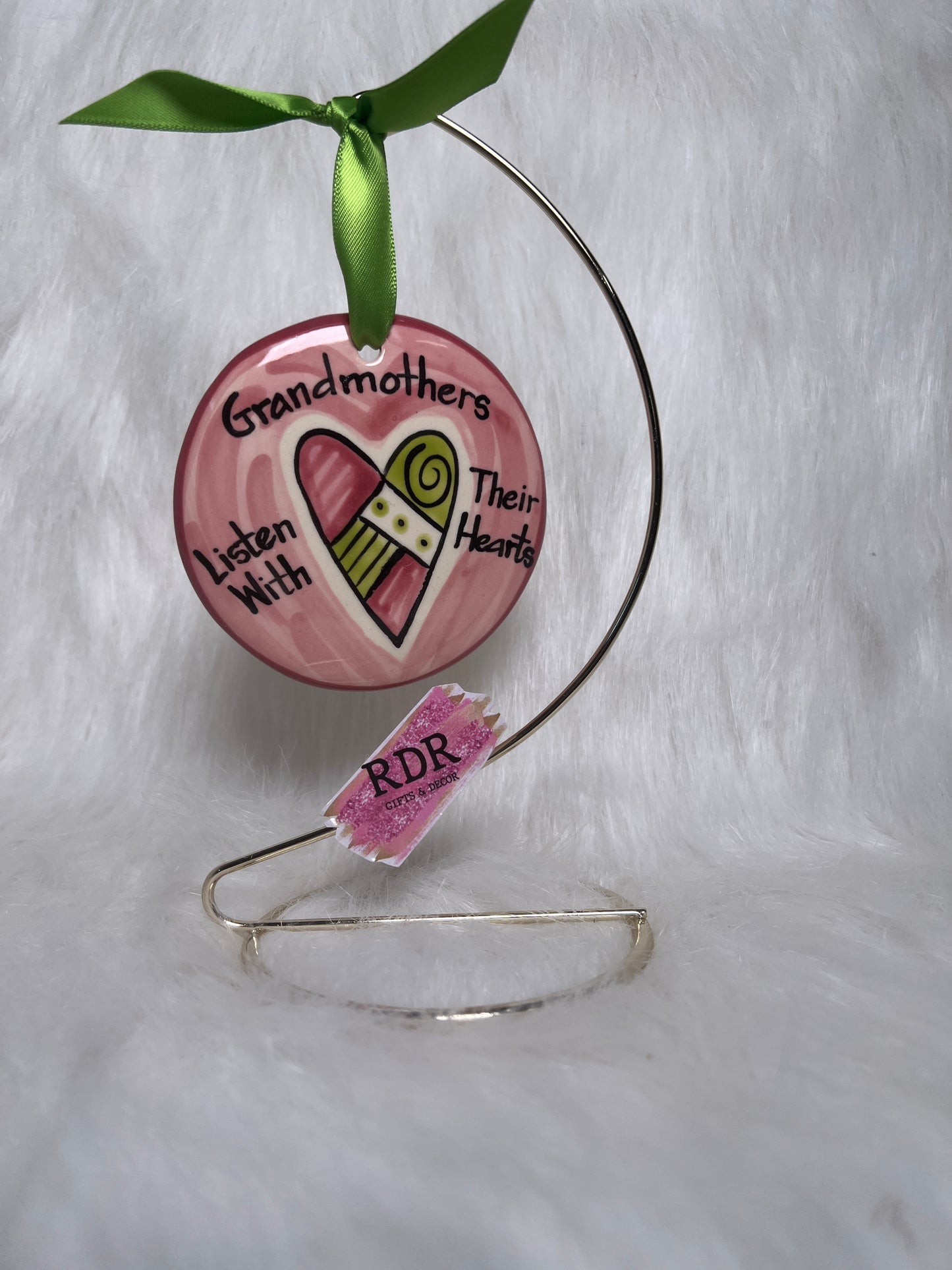 Nola Watkins Friends And Family Round Hand Painted Ornament