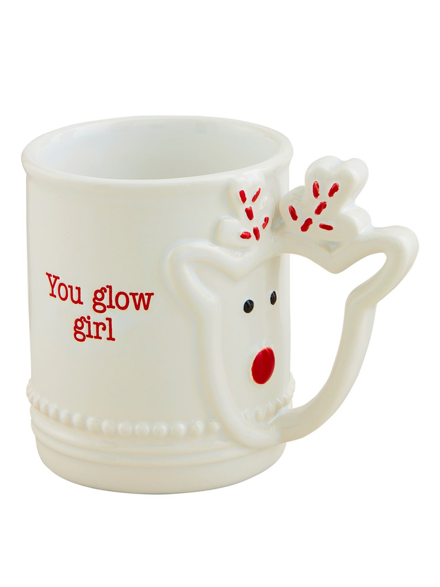 Mud Pie Figural Handle Mug