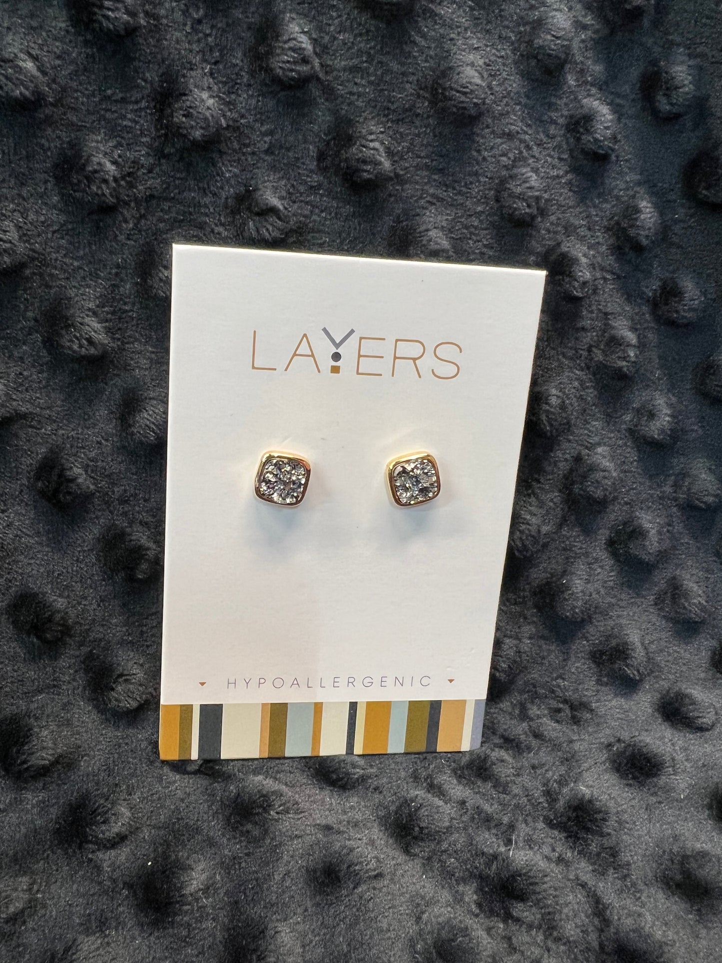 Layers Gold-tone Earrings