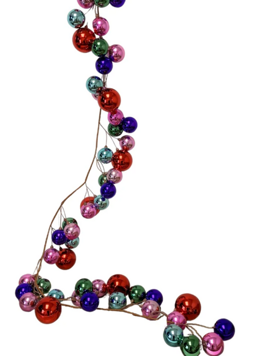 Fun & Festive Multi Colored Ball Garland