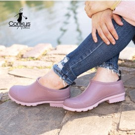 Corkys Puddle Shoes- Pink