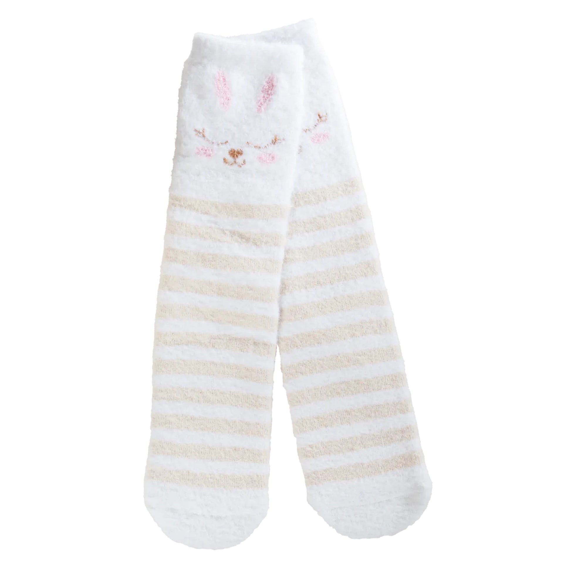 Cozy Collection Fuzzy Socks- Cotton Tail