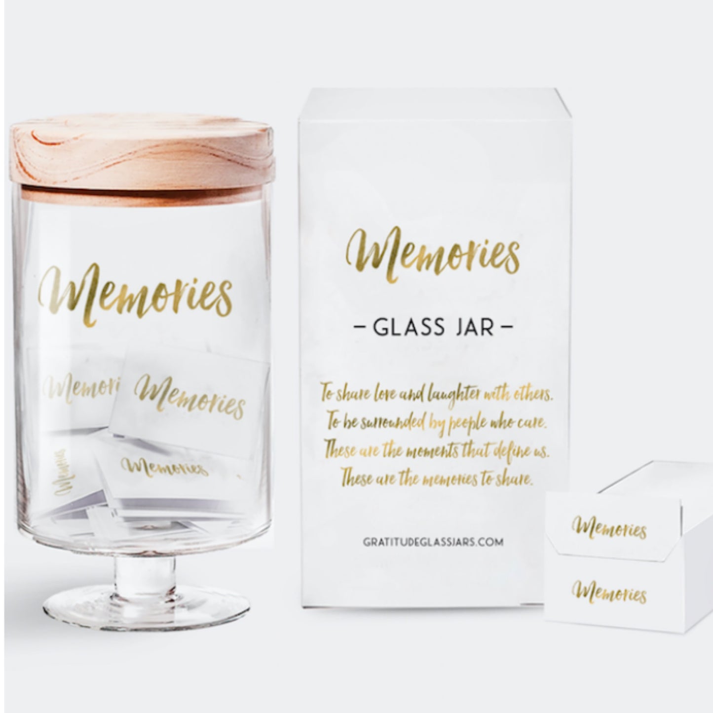 Memories Gratitude Glass Jar