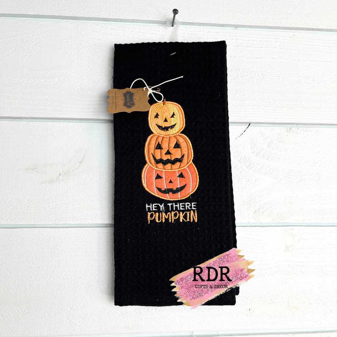 Mud Pie Halloween Waffle Tea Towels