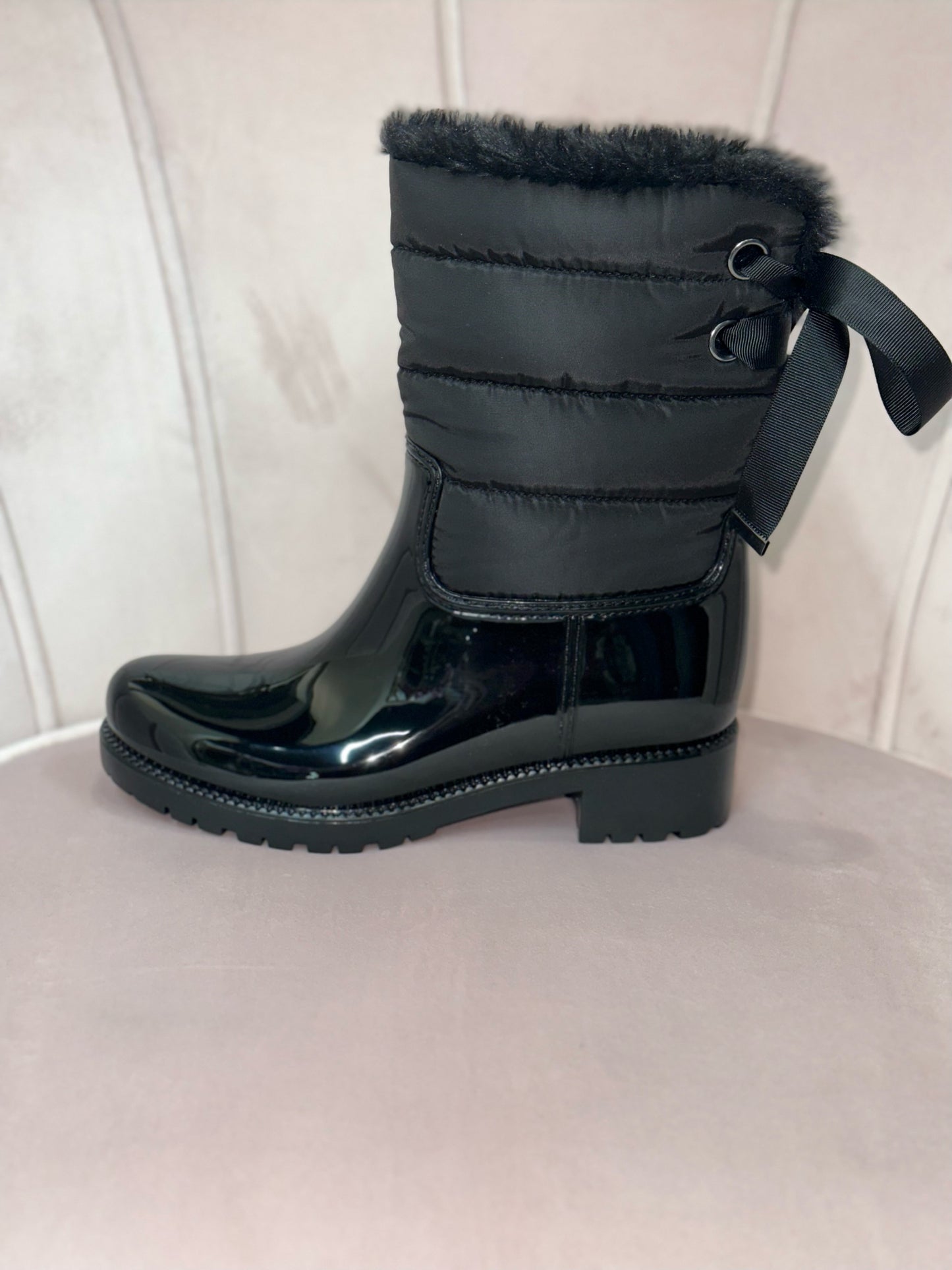 Charlie Paige Black Rain Boot