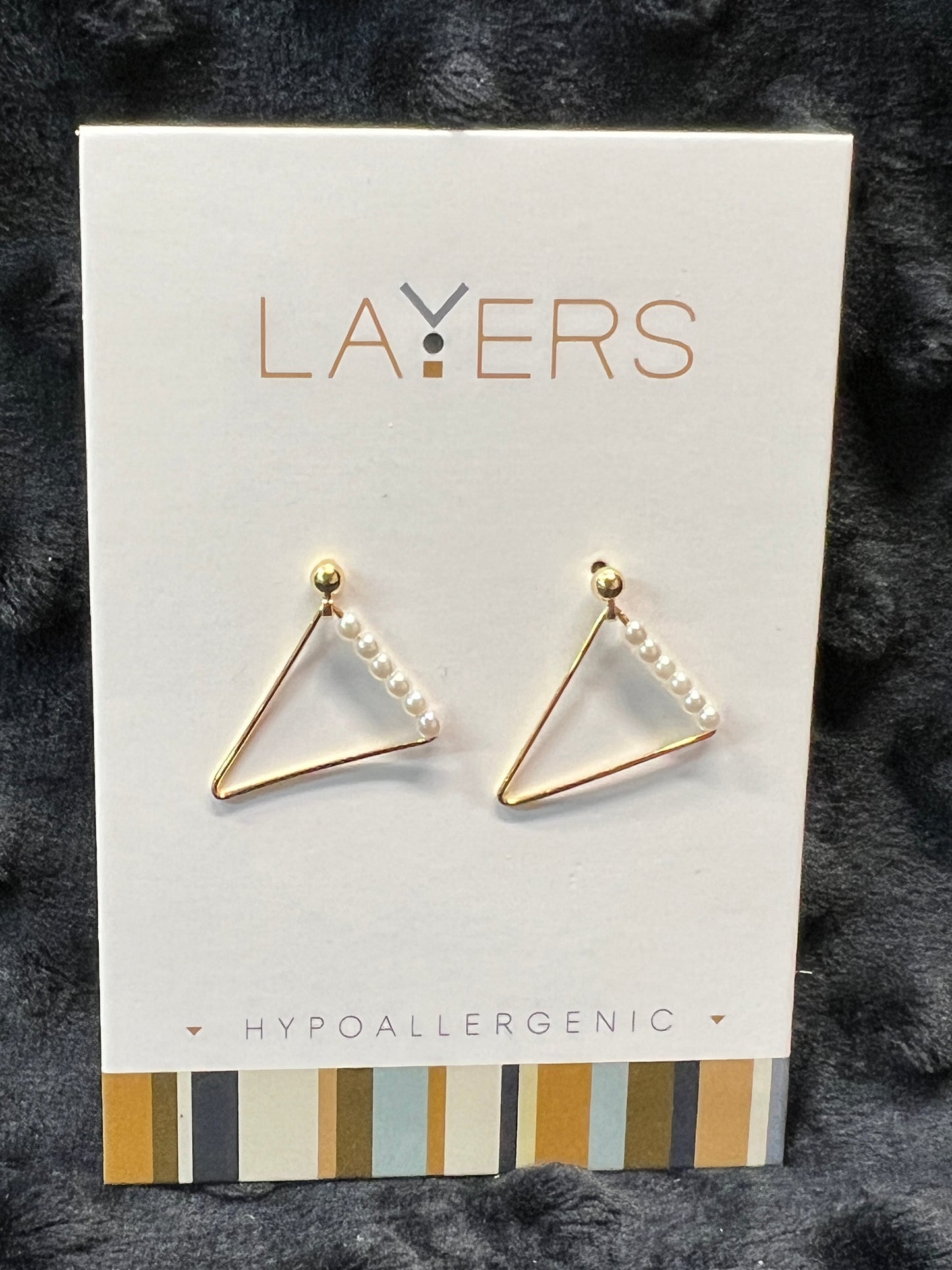 Layers Gold-tone Earrings