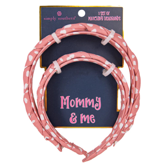 Simply Southern Mommy & Me Braided Dot Headband