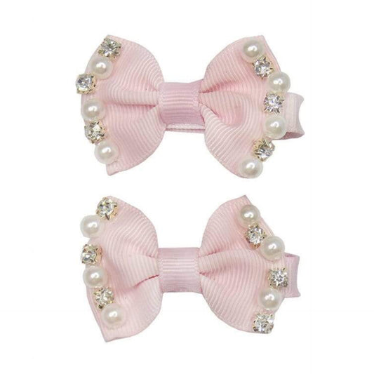 Princess & Pearls Hair Clips