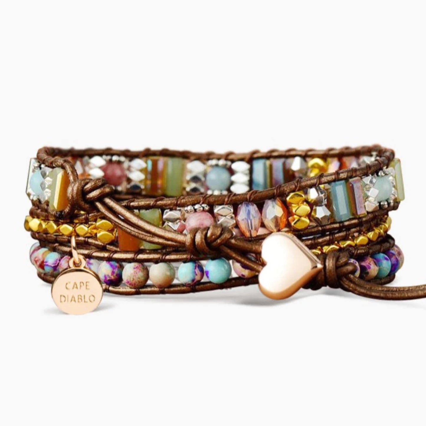 Cape Diablo Imperial Heart Protection Wrap Bracelet