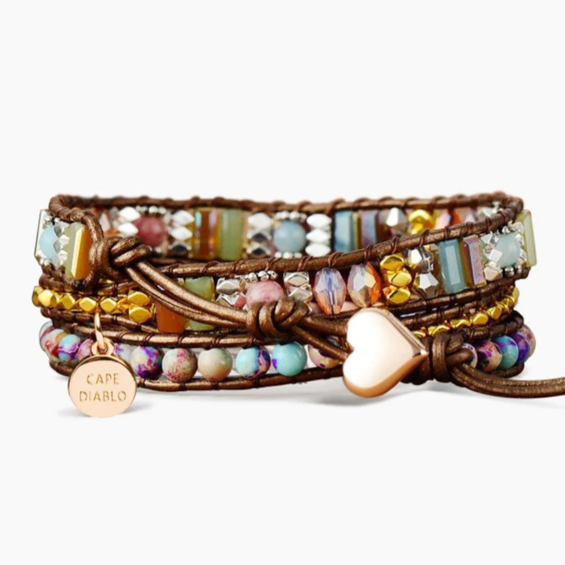 Cape Diablo Imperial Heart Protection Wrap Bracelet