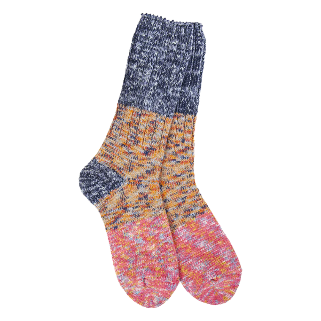 World's Softest Socks - Weekend Collection Ragg Crew - Enchanted Multi