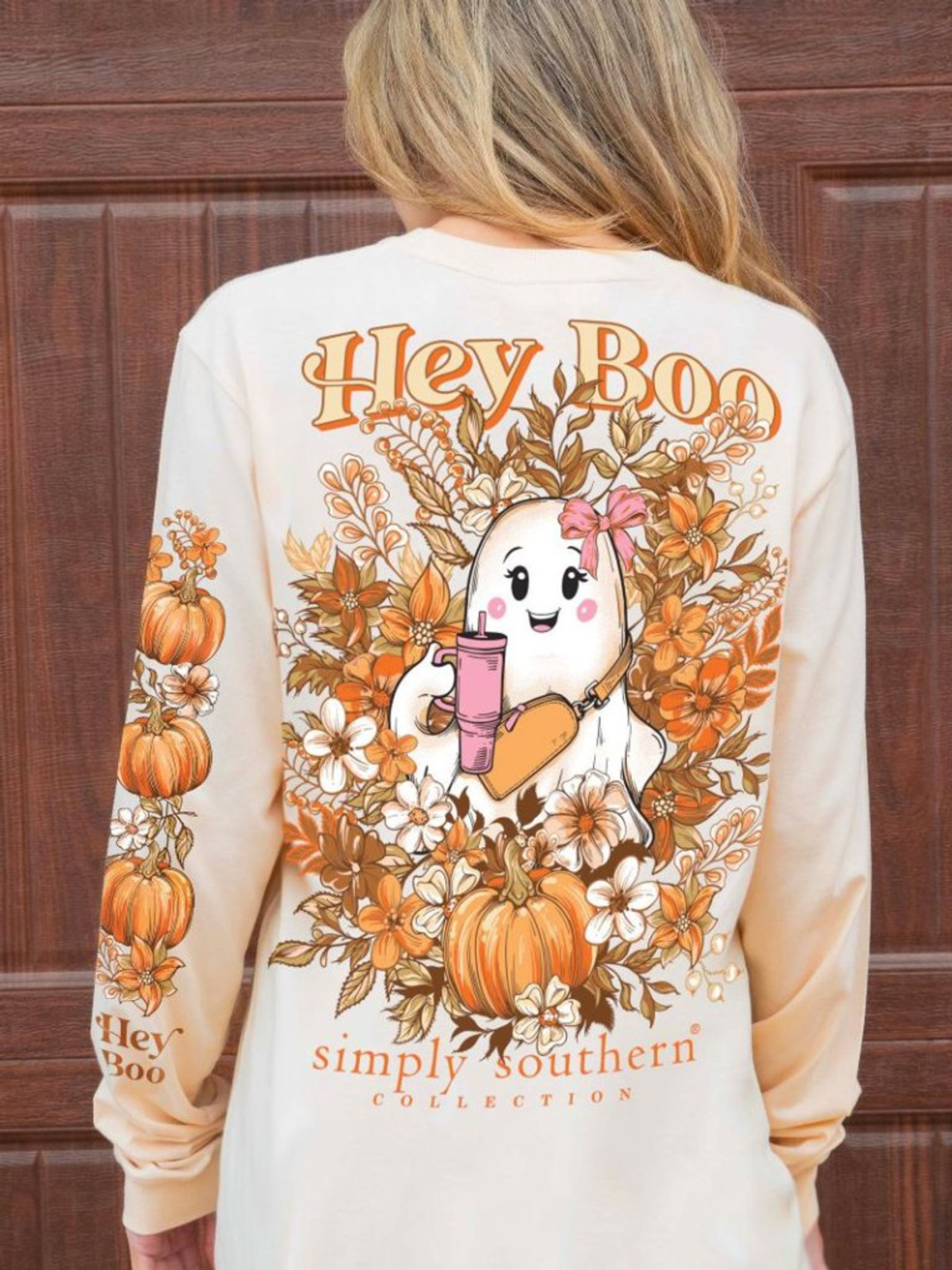 Simply Southern Long Sleeve Hey Boo Shirt