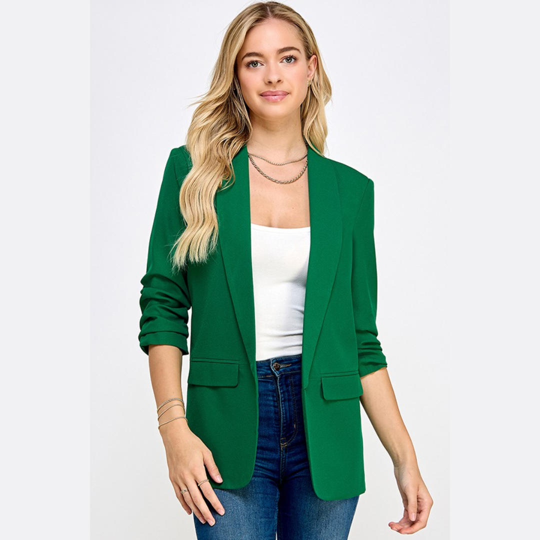 3/4 Length Sleeve Blazer