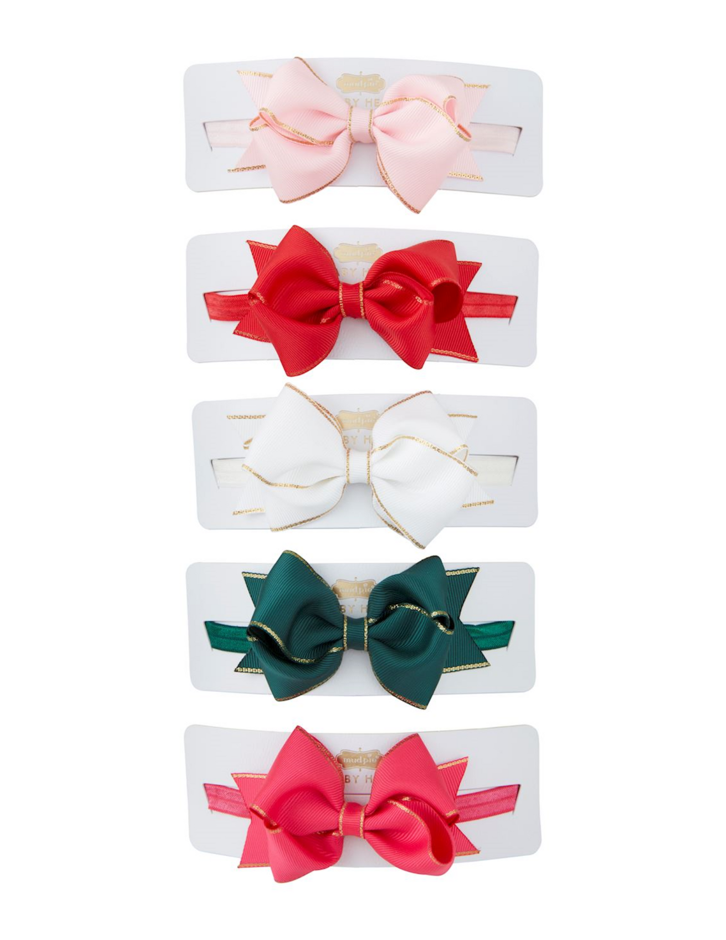 Mudpie Christmas Bow Headbands